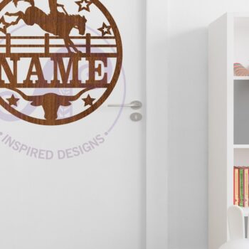 Intra απο ξύλο plywood 3mm-4mm πάχος – Rodeo Horse Όνομα Σήμα Δίασταση  20x20 cm INTRAFABR-86747554 - Image 4