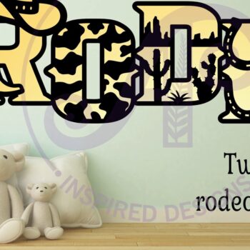 Intra απο ξύλο plywood 3mm-4mm πάχος – Rodeo Layered Wall Sign Δίασταση 40x30 cm INTRAFABR-101294940 - Image 2