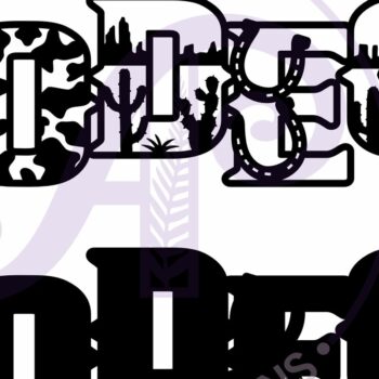 Intra απο ξύλο plywood 3mm-4mm πάχος – Rodeo Layered Wall Sign Δίασταση 40x30 cm INTRAFABR-101294940 - Image 3