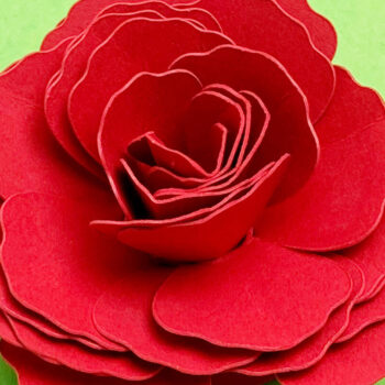 Intra απο ξύλο plywood 3mm-4mm πάχος – Πακέτο Rolled Flowers Δίασταση 20x20 cm INTRAFABR-90356907 - Image 2