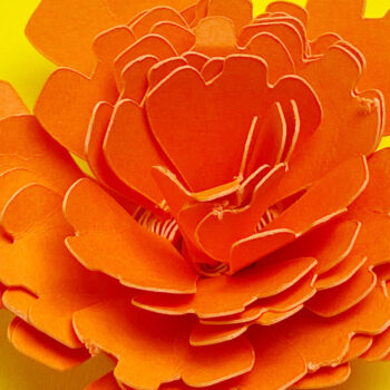 Intra απο ξύλο plywood 3mm-4mm πάχος – Πακέτο Rolled Flowers Δίασταση 20x20 cm INTRAFABR-90356907 - Image 3