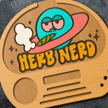 Intra απο ξύλο plywood 3mm-4mm πάχος – Κοπή λέιζερ κυλιόμενου δίσκου | Tobacco Rolling Δίασταση  20x20 cm INTRAFABR-120363339 - Image 1