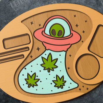 Intra απο ξύλο plywood 3mm-4mm πάχος – Κοπή λέιζερ κυλιόμενου δίσκου | Tobacco Rolling Δίασταση 20x20 cm INTRAFABR-120560026 - Image 1