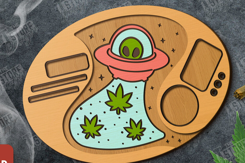 Intra απο ξύλο plywood 3mm-4mm πάχος – Κοπή λέιζερ κυλιόμενου δίσκου | Tobacco Rolling Δίασταση  20x20 cm INTRAFABR-120560026