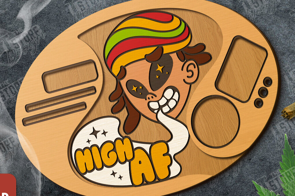 Intra απο ξύλο plywood 3mm-4mm πάχος – Κοπή λέιζερ κυλιόμενου δίσκου | Tobacco Rolling Δίασταση  20x20 cm INTRAFABR-120363323