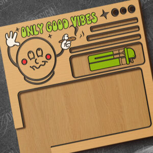 Intra απο ξύλο plywood 3mm-4mm πάχος – Κυλιόμενος δίσκος | Tobacco Rolling | Καπνός Δίασταση  20x20 cm INTRAFABR-119133794