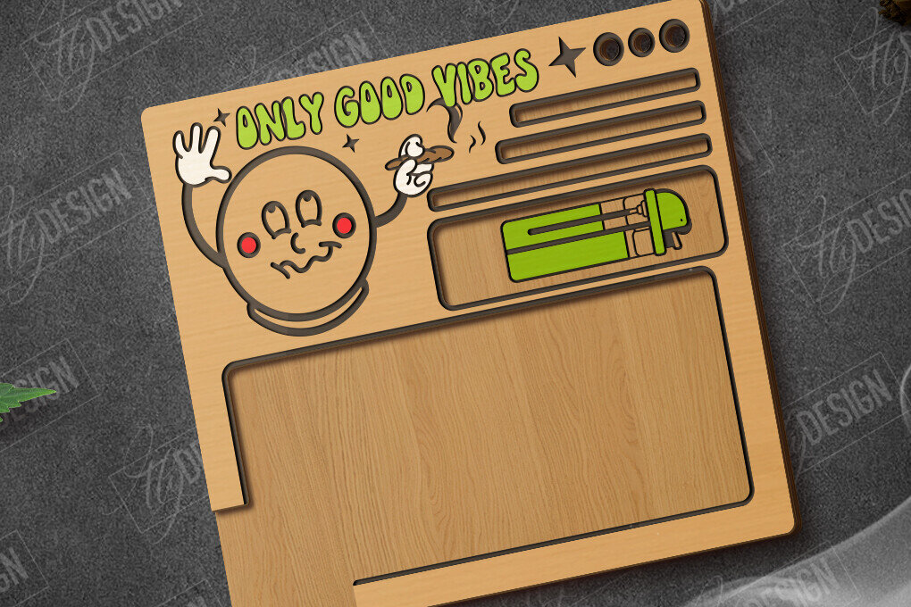 Intra απο ξύλο plywood 3mm-4mm πάχος – Κυλιόμενος δίσκος | Tobacco Rolling | Καπνός Δίασταση  20x20 cm INTRAFABR-119133794