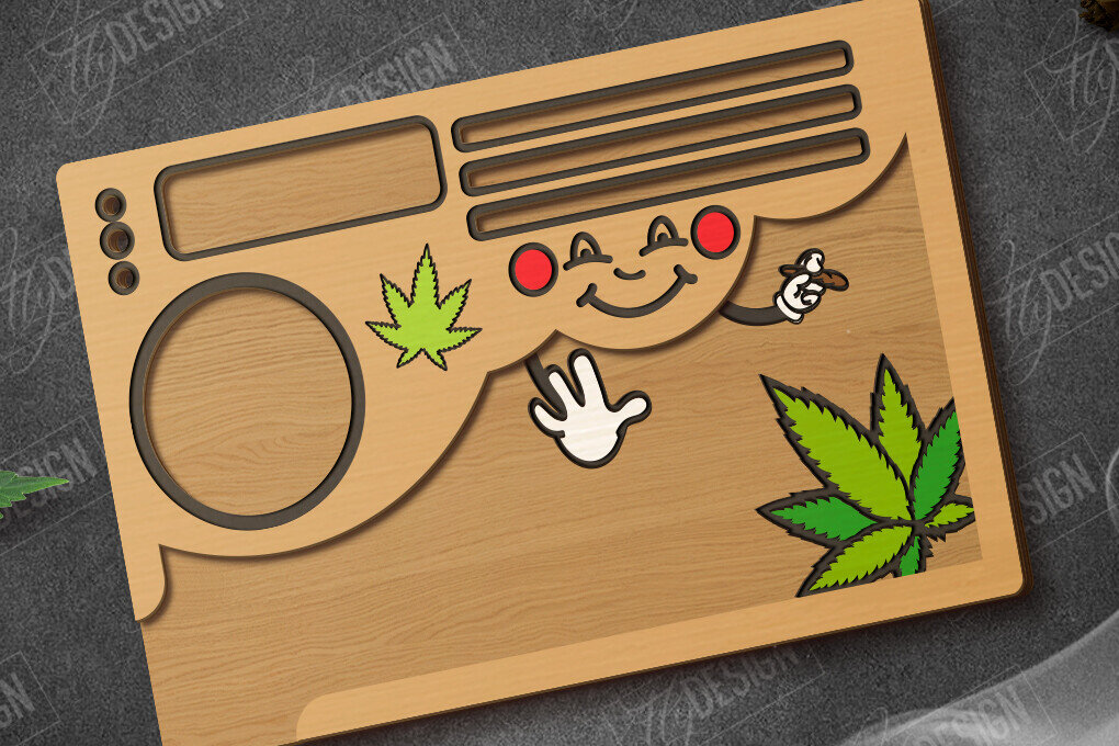 Intra απο ξύλο plywood 3mm-4mm πάχος – Κυλιόμενος δίσκος | Tobacco Rolling | Καπνός Δίασταση  20x20 cm INTRAFABR-119309147