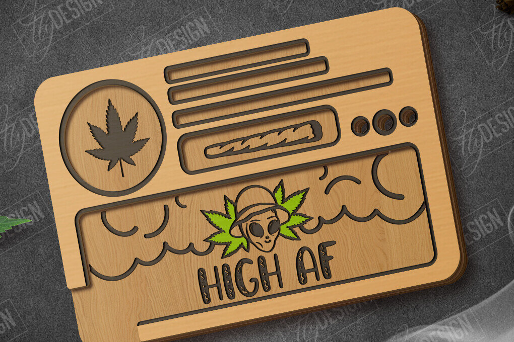 Intra απο ξύλο plywood 3mm-4mm πάχος – Κυλιόμενος δίσκος | Tobacco Rolling | Καπνός Δίασταση  20x20 cm INTRAFABR-119133787