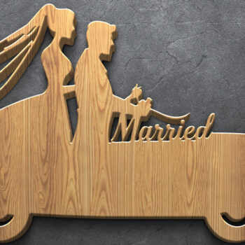 Intra απο ξύλο plywood 3mm-4mm πάχος – Romantic Couple Moments Δίασταση  20x20 cm INTRAFABR-122068128 - Image 3