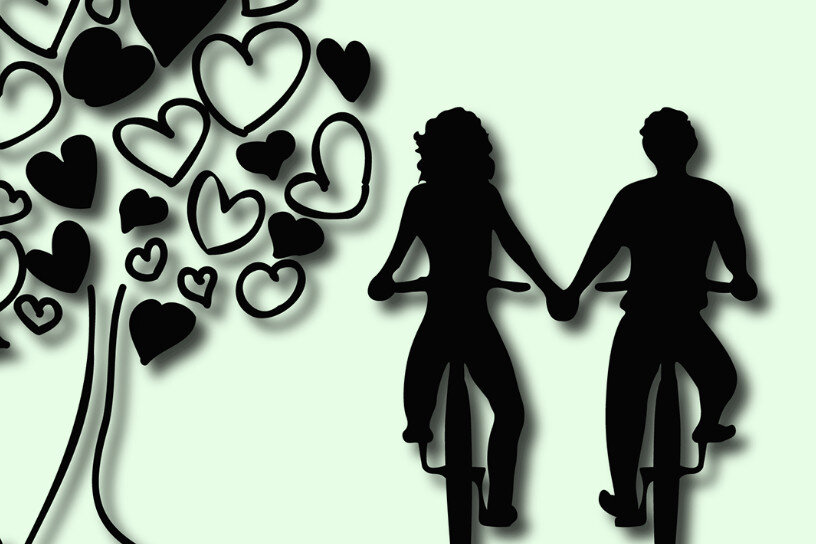 Intra απο ξύλο plywood 3mm-4mm πάχος – Ρομαντική βόλτα Δίασταση  20x20 cm INTRAFABR-21407752