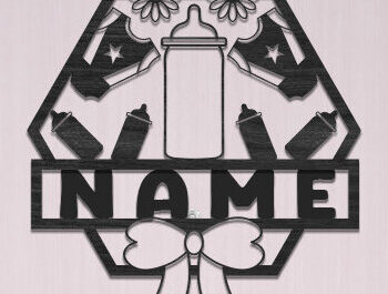 Intra απο ξύλο plywood 3mm-4mm πάχος – Διακόσμηση δωματίου Πινακίδα ονόματος Πακέτο κοπής με λέιζερ Δίασταση  20x20 cm INTRAFABR-72793002 - Image 3