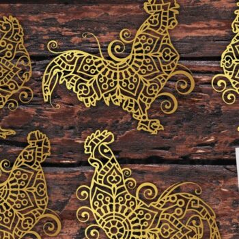 Intra απο ξύλο plywood 3mm-4mm πάχος – Κόκορας Χαρτί Κοπή Δίασταση  20x20 cm INTRAFABR-12928119 - Image 1