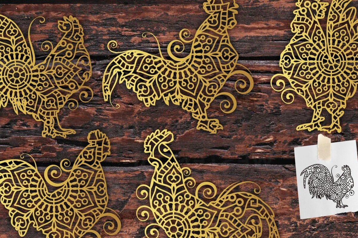 Intra απο ξύλο plywood 3mm-4mm πάχος – Κόκορας Χαρτί Κοπή Δίασταση  20x20 cm INTRAFABR-12928119