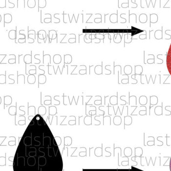 Intra απο ξύλο plywood 3mm-4mm πάχος – Σκουλαρίκια τριαντάφυλλο, Σκουλαρίκι από λουλούδι Δίασταση 5x5 cm INTRAFABR-25857023 - Image 2