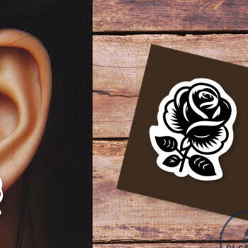 Intra απο ξύλο plywood 3mm-4mm πάχος – Σκουλαρίκια τριαντάφυλλο | Καλοκαιρινή Des Δίασταση 5x5 cm INTRAFABR-120216012 - Image 1