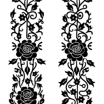 Intra απο ξύλο plywood 3mm-4mm πάχος – Rose Floral Δίασταση  20x20 cm INTRAFABR-123829558 - Image 5