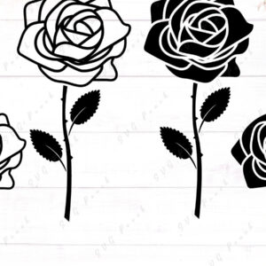 Intra απο ξύλο plywood 3mm-4mm πάχος – Rose Flower Δίασταση  20x20 cm INTRAFABR-117738381