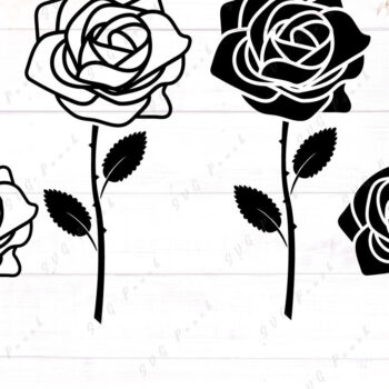 Intra απο ξύλο plywood 3mm-4mm πάχος – Rose Flower Δίασταση  20x20 cm INTRAFABR-117738381 - Image 1