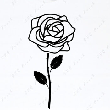 Intra απο ξύλο plywood 3mm-4mm πάχος – Rose Flower Δίασταση  20x20 cm INTRAFABR-117738381 - Image 2