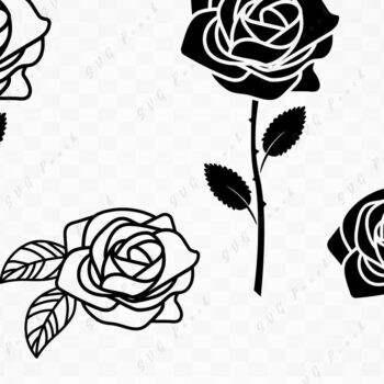 Intra απο ξύλο plywood 3mm-4mm πάχος – Rose Flower Δίασταση  20x20 cm INTRAFABR-117738381 - Image 3