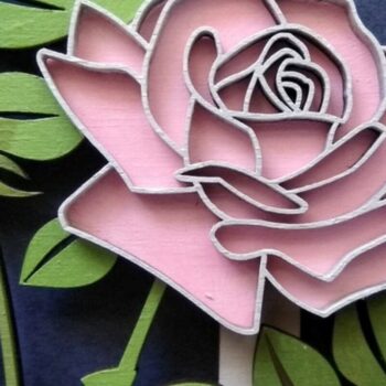 Intra απο ξύλο plywood 3mm-4mm πάχος – Αρχείο περικοπής Sin Garden Rose Δίασταση  20x20 cm INTRAFABR-34574524 - Image 3