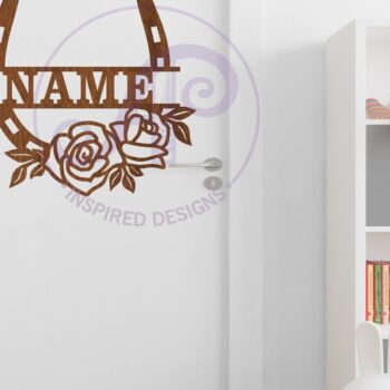 Intra απο ξύλο plywood 3mm-4mm πάχος – Σήμα ονόματος παπουτσιού Rose Horse Δίασταση  20x20 cm INTRAFABR-104459392 - Image 3