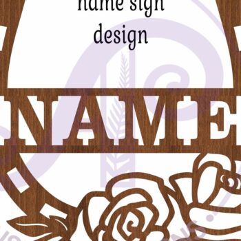 Intra απο ξύλο plywood 3mm-4mm πάχος – Σήμα ονόματος παπουτσιού Rose Horse Δίασταση  20x20 cm INTRAFABR-104459392 - Image 4