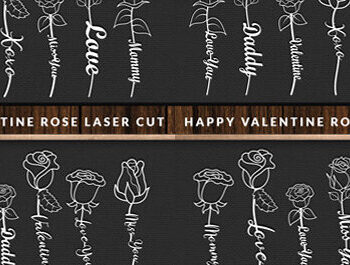 Intra απο ξύλο plywood 3mm-4mm πάχος – Πακέτο Cut Rose Laser Δίασταση  20x20 cm INTRAFABR-63502897 - Image 1