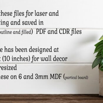 Intra απο ξύλο plywood 3mm-4mm πάχος – Πινακίδες ονόματος δέσμης γραμμάτων μονόγραμμα τριαντάφυλλου Δίασταση  20x20 cm INTRAFABR-88936083 - Image 6