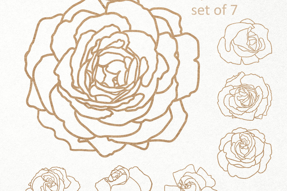 Intra απο ξύλο plywood 3mm-4mm πάχος – Πακέτο Rose, 7 Vintage δαντέλα λουλούδια Δίασταση  20x20 cm INTRAFABR-24714497