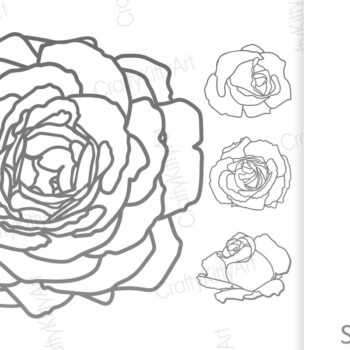 Intra απο ξύλο plywood 3mm-4mm πάχος – Πακέτο Rose, 7 Vintage δαντέλα λουλούδια Δίασταση  20x20 cm INTRAFABR-24714497 - Image 2