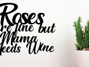 Intra απο ξύλο plywood 3mm-4mm πάχος – Τα τριαντάφυλλα είναι ωραία, αλλά η μαμά χρειάζεται λέιζερ κρασιού Δίασταση  20x20 cm INTRAFABR-87835624 - Image 2