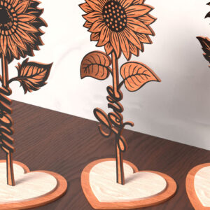 Intra απο ξύλο plywood 3mm-4mm πάχος – Αρχείο κοπής με λέιζερ τριαντάφυλλα, δώρο για την ημέρα της μητέρας Δίασταση 20x20 cm INTRAFABR-119308203