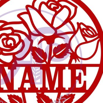 Intra απο ξύλο plywood 3mm-4mm πάχος – Σήμα ονόματος Roses Δίασταση  20x20 cm INTRAFABR-67415616 - Image 2