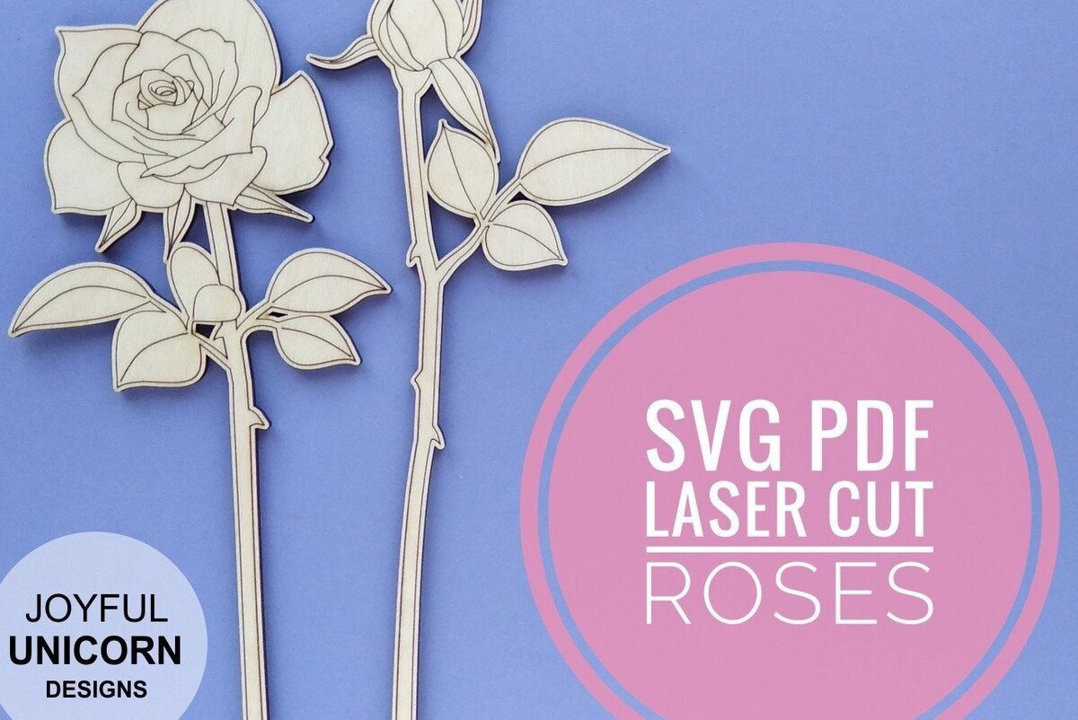 Intra απο ξύλο plywood 3mm-4mm πάχος – Αρχείο βαθμολογίας λέιζερ Roses Δίασταση  20x20 cm INTRAFABR-32441801