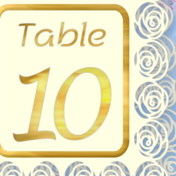 Intra απο ξύλο plywood 3mm-4mm πάχος – Τραπεζάκι με τριαντάφυλλα νούμερο 10 Δίασταση  20x20 cm INTRAFABR-70189386 - Image 1