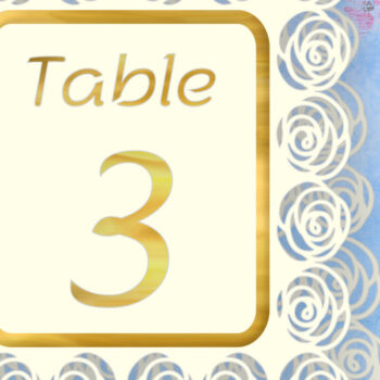 Intra απο ξύλο plywood 3mm-4mm πάχος – Τραπεζάκι με τριαντάφυλλα νούμερο 3 Δίασταση  20x20 cm INTRAFABR-69910048 - Image 1