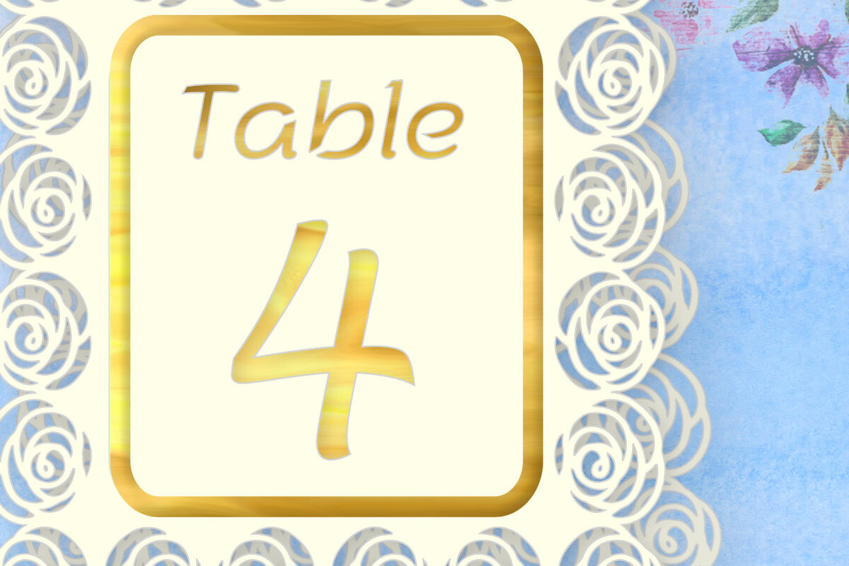 Intra απο ξύλο plywood 3mm-4mm πάχος – Τραπεζάκι Τριαντάφυλλο Αριθμός 4 Δίασταση  20x20 cm INTRAFABR-69910111