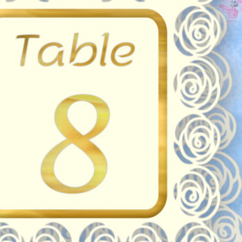 Intra απο ξύλο plywood 3mm-4mm πάχος – Τραπεζάκι Τριαντάφυλλο Αριθμός 8 Δίασταση  20x20 cm INTRAFABR-70188808 - Image 1