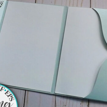 Intra απο ξύλο plywood 3mm-4mm πάχος – Τριαντάφυλλα Trifold Wedding Pocket Cut Δίασταση 20x20 cm INTRAFABR-28873488 - Image 2