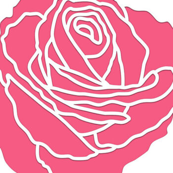 Intra απο ξύλο plywood 3mm-4mm πάχος – Rosie Card Cut Δίασταση  20x20 cm INTRAFABR-24658175 - Image 1