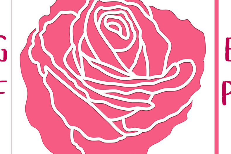 Intra απο ξύλο plywood 3mm-4mm πάχος – Rosie Card Cut Δίασταση  20x20 cm INTRAFABR-24658175