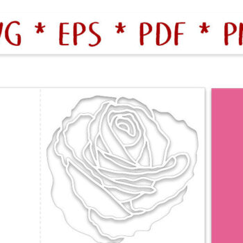 Intra απο ξύλο plywood 3mm-4mm πάχος – Rosie Card Cut Δίασταση  20x20 cm INTRAFABR-24658175 - Image 2