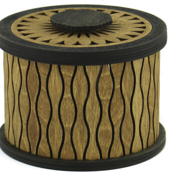 Intra απο ξύλο plywood 3mm-4mm πάχος – Στρογγυλό κουτί. Αρχείο κουτιού αποκοπής λέιζερ. Δίασταση  20x20 cm INTRAFABR-119116233 - Image 6