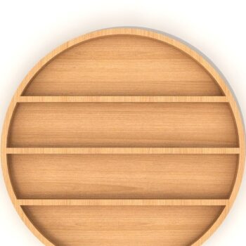 Intra απο ξύλο plywood 3mm-4mm πάχος – Στρογγυλά Πακέτα αλλαντικών Δίασταση  20x20 cm INTRAFABR-39086398 - Image 4
