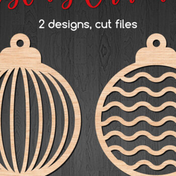 Intra απο ξύλο plywood 3mm-4mm πάχος – Στρογγυλά Χριστουγεννιάτικα Στολίδια Δίασταση  20x20 cm INTRAFABR-108542735 - Image 1