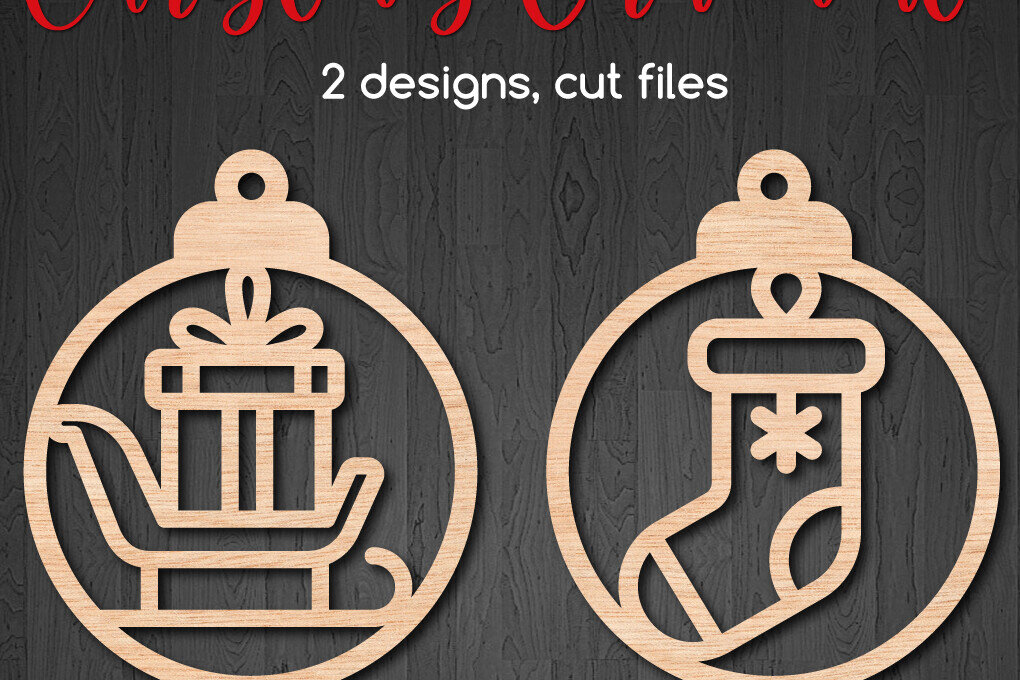 Intra απο ξύλο plywood 3mm-4mm πάχος – Στρογγυλά Χριστουγεννιάτικα Στολίδια Δίασταση  20x20 cm INTRAFABR-107848626