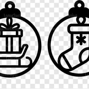 Intra απο ξύλο plywood 3mm-4mm πάχος – Στρογγυλά Χριστουγεννιάτικα Στολίδια Δίασταση  20x20 cm INTRAFABR-107848626 - Image 2