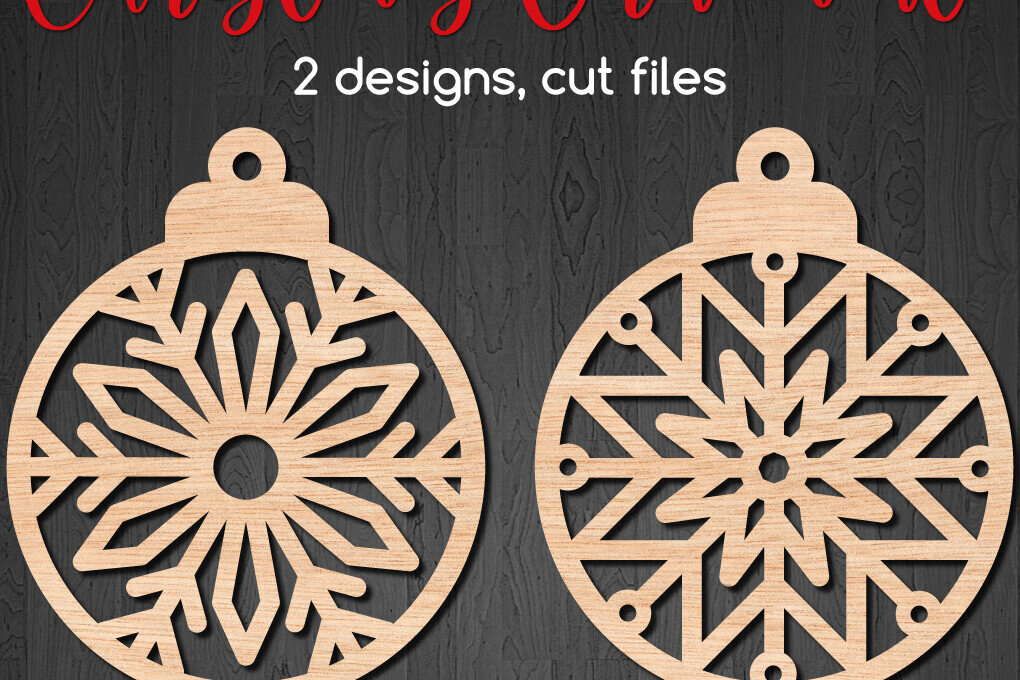 Intra απο ξύλο plywood 3mm-4mm πάχος – Στρογγυλά χριστουγεννιάτικα στολίδια με νιφάδα χιονιού Δίασταση  20x20 cm INTRAFABR-110609622